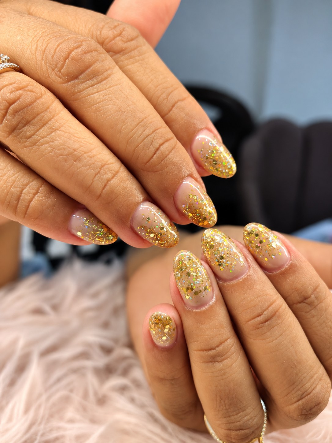 Golden shimmer by The Nail Addict, Kharadi