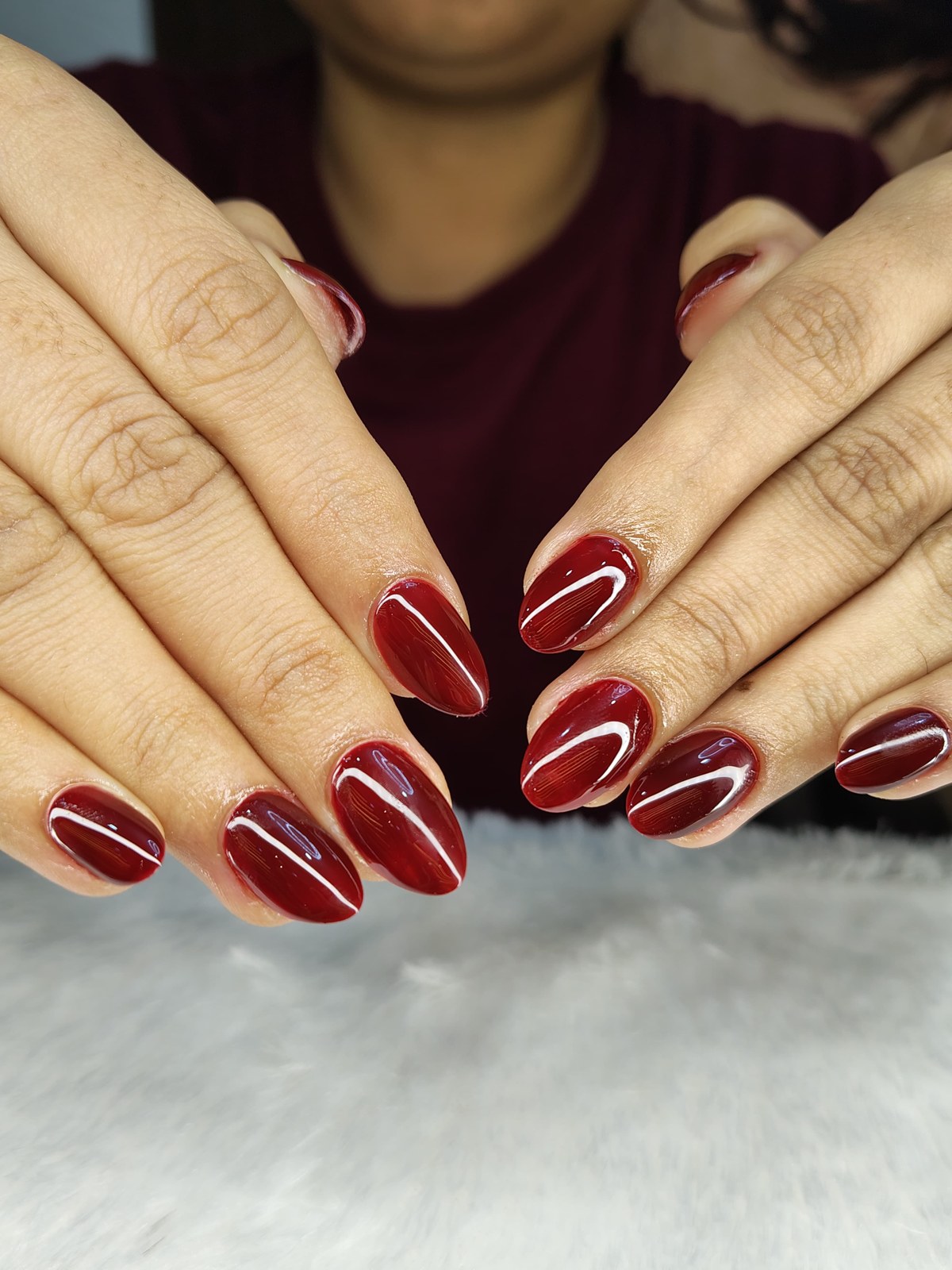 The red French edit by The Nail Addict, Kharadi